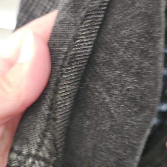 NWT Oli & Hali Black Patchwork Distressed Oversized Cardigan - Picture 5 of 12